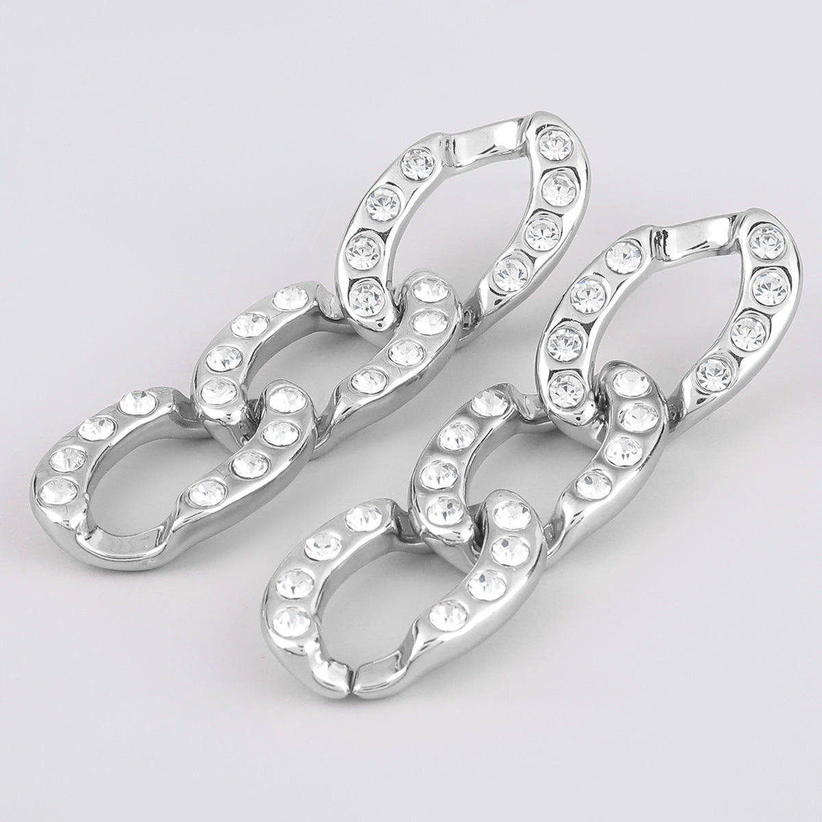 Oval CCB Diamond Acrylic Earrings Women