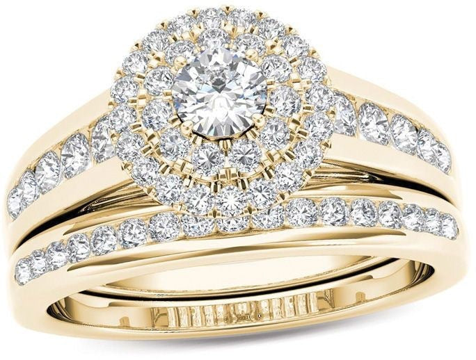Zircon Gold Plated Ring
